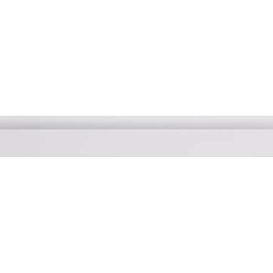 U-profiel kunststof 15x18mm wit 260cm