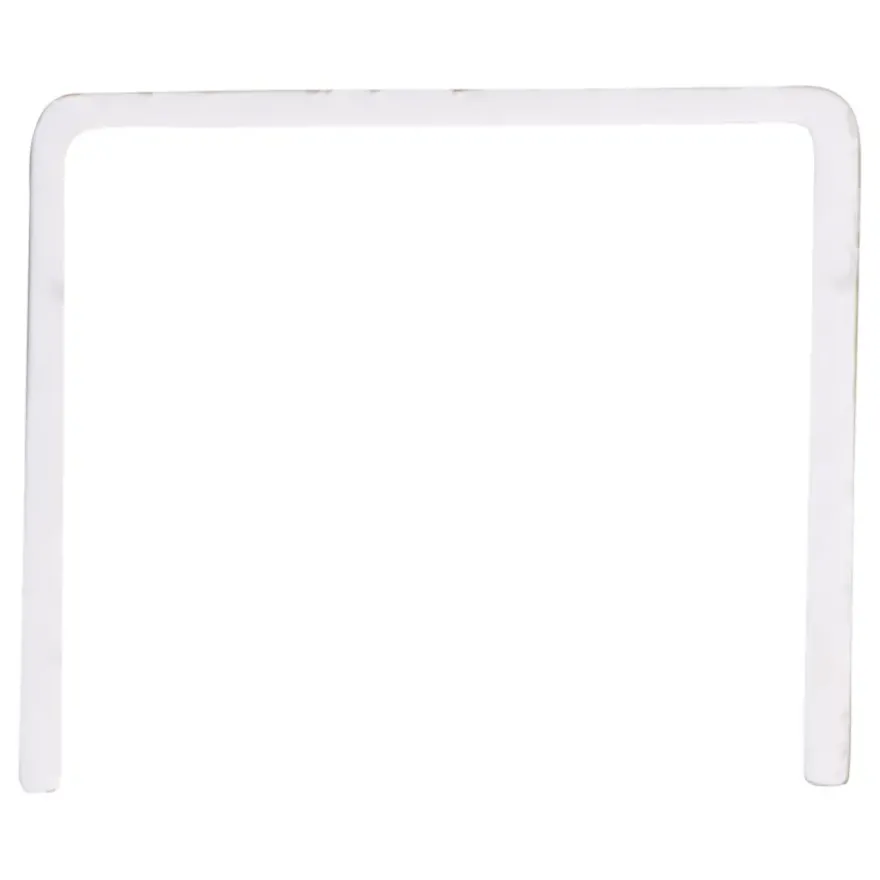 U-profiel kunststof 15x18mm wit 260cm