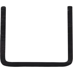 U-profiel kunststof zwart 18x18 mm lengte 260 cm