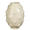 Vaas beige - l28xb28xh38,5cm