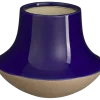 Vaas blauw - h20xd25cm