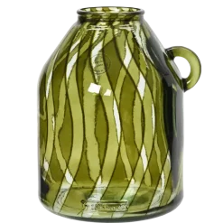 Vaas gerecycled glas groen