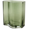 Vaas glas groen 18 x 12 x 20 cm