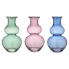 Vaas glas multicolor 22x22x40cm