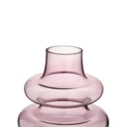 Vaas glas paars 20x20x20cm