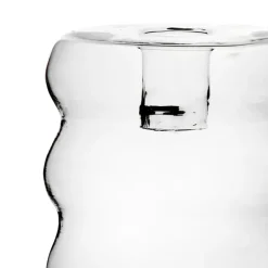 Vaasje glas transparant 10x9 cm
