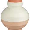 Vaas licht grijs - h40xd33,5cm