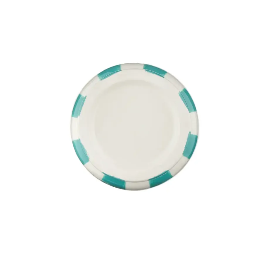 Vaas met strepen blauw