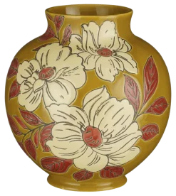 Vaas oker - h24xd22cm