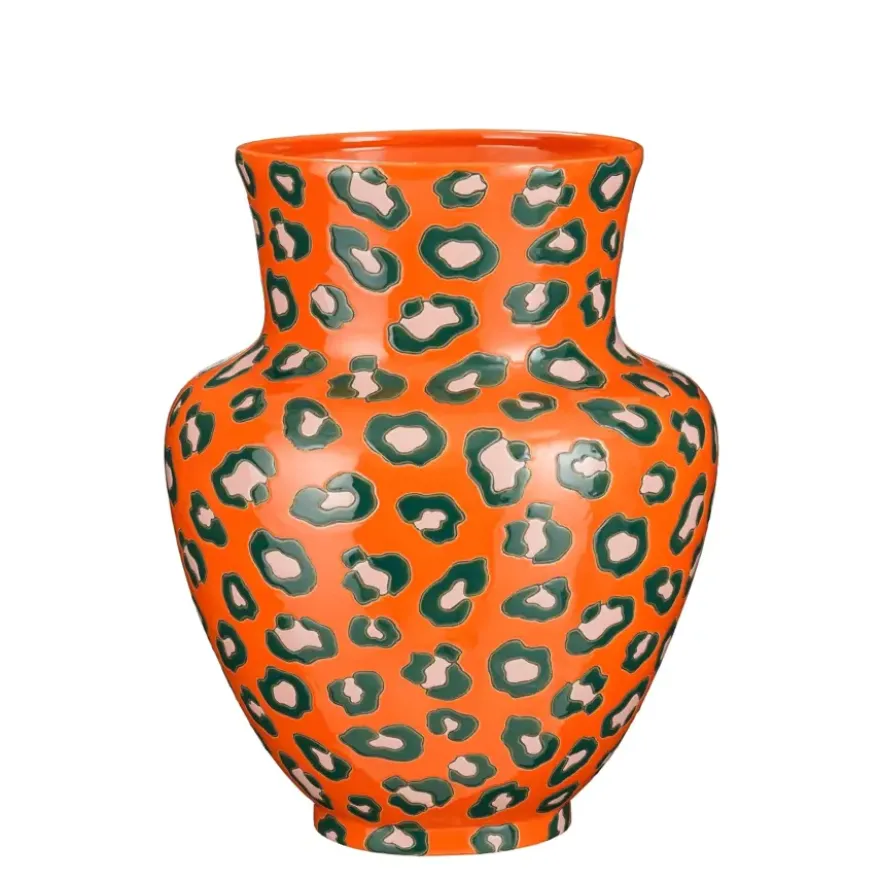 Vaas oranje - h37xd29cm
