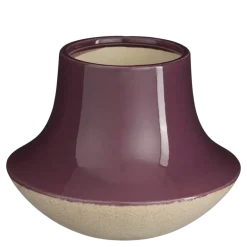 Vaas paars - h20xd25cm