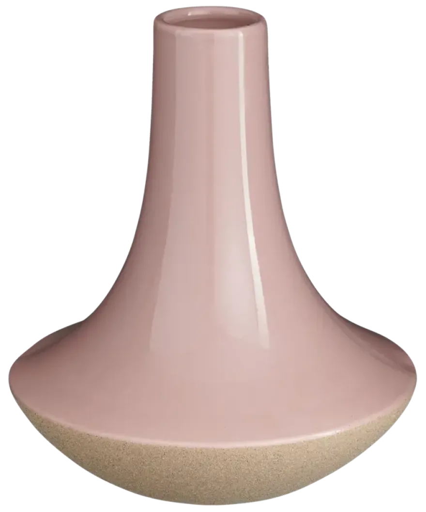 Vaas roze - h30xd25cm