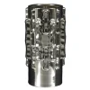 Vaas zilver - h28xd15cm