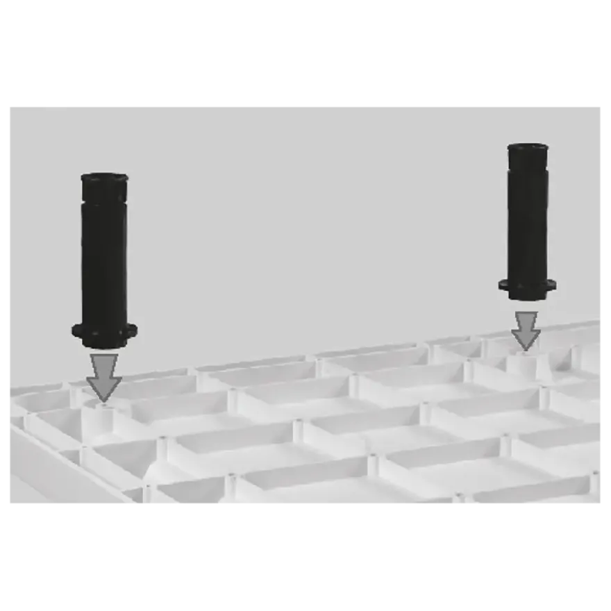 Van Marcke Helion potenset voor douchebak voor 80x80 / 90x90