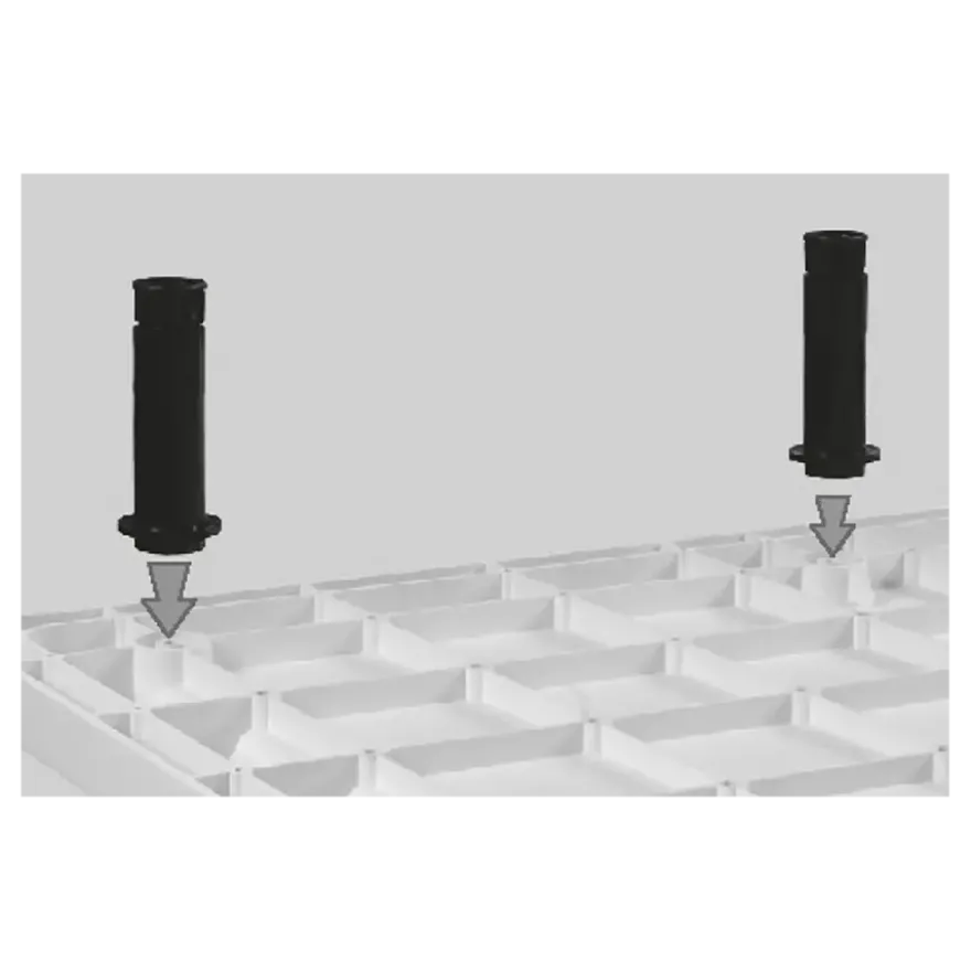 Van Marcke Helion potenset voor douchebak voor 120x80 / 120x90