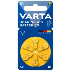 Varta 10 Acoustic Special hoortoestel batterijen type 10 geel 6 stuks