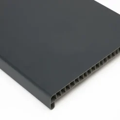 Vensterbank kunststof antraciet 300x25 cm inclusief eindkappen