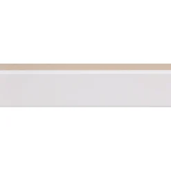 Vensterbanklat recht MDF wit gegrond 18x40 mm lengte 260 cm