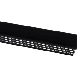 Ventilatieprofiel kunststof zwart 29x30mm 260cm