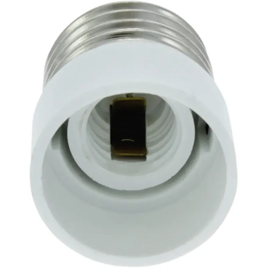 Verloopstuk Fitting van E27 naar E14 60W Wit