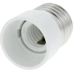Verloopstuk Fitting van E27 naar E14 60W Wit
