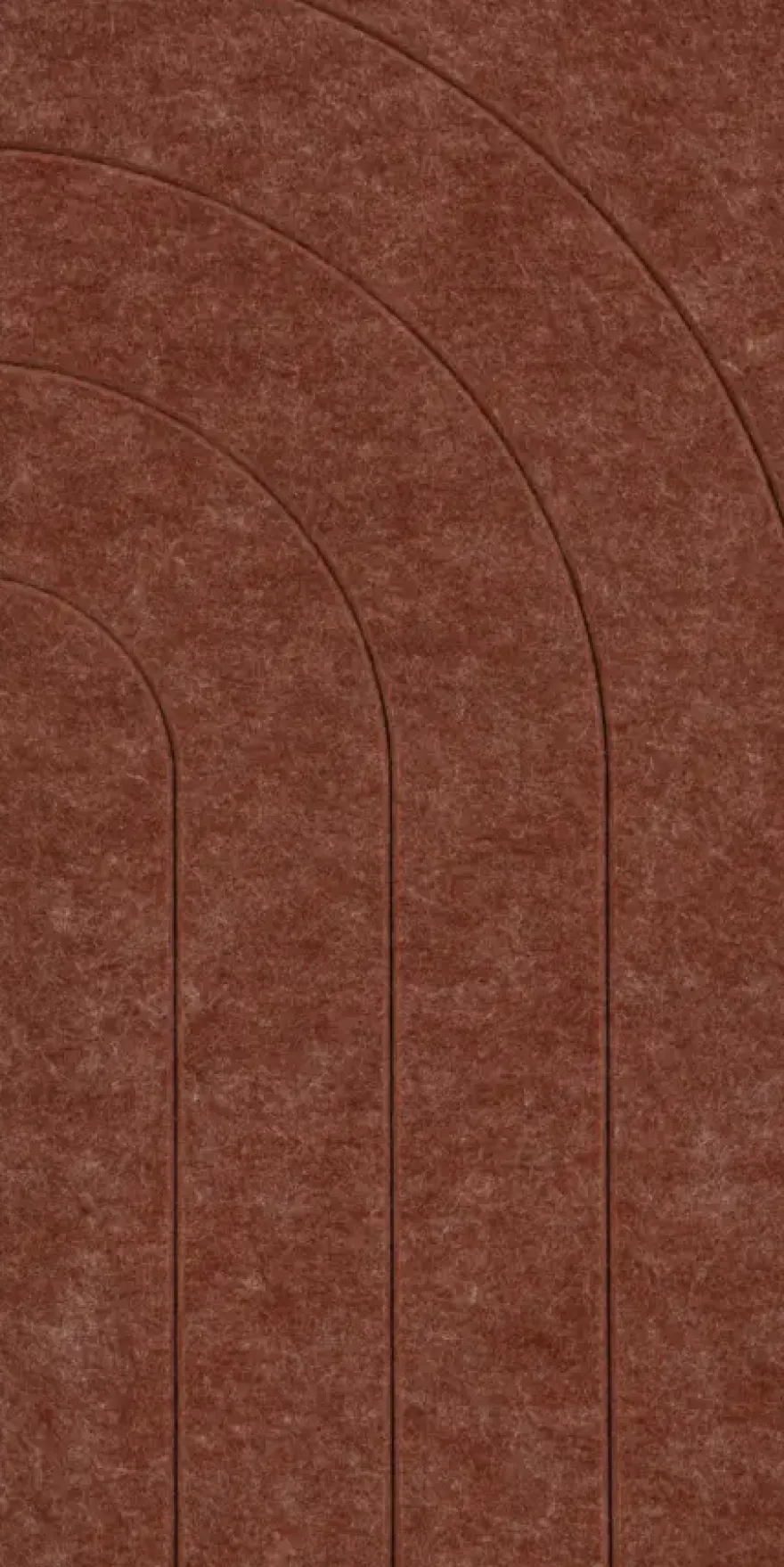 Viltpaneel 4 lijnen terra 60x30 cm