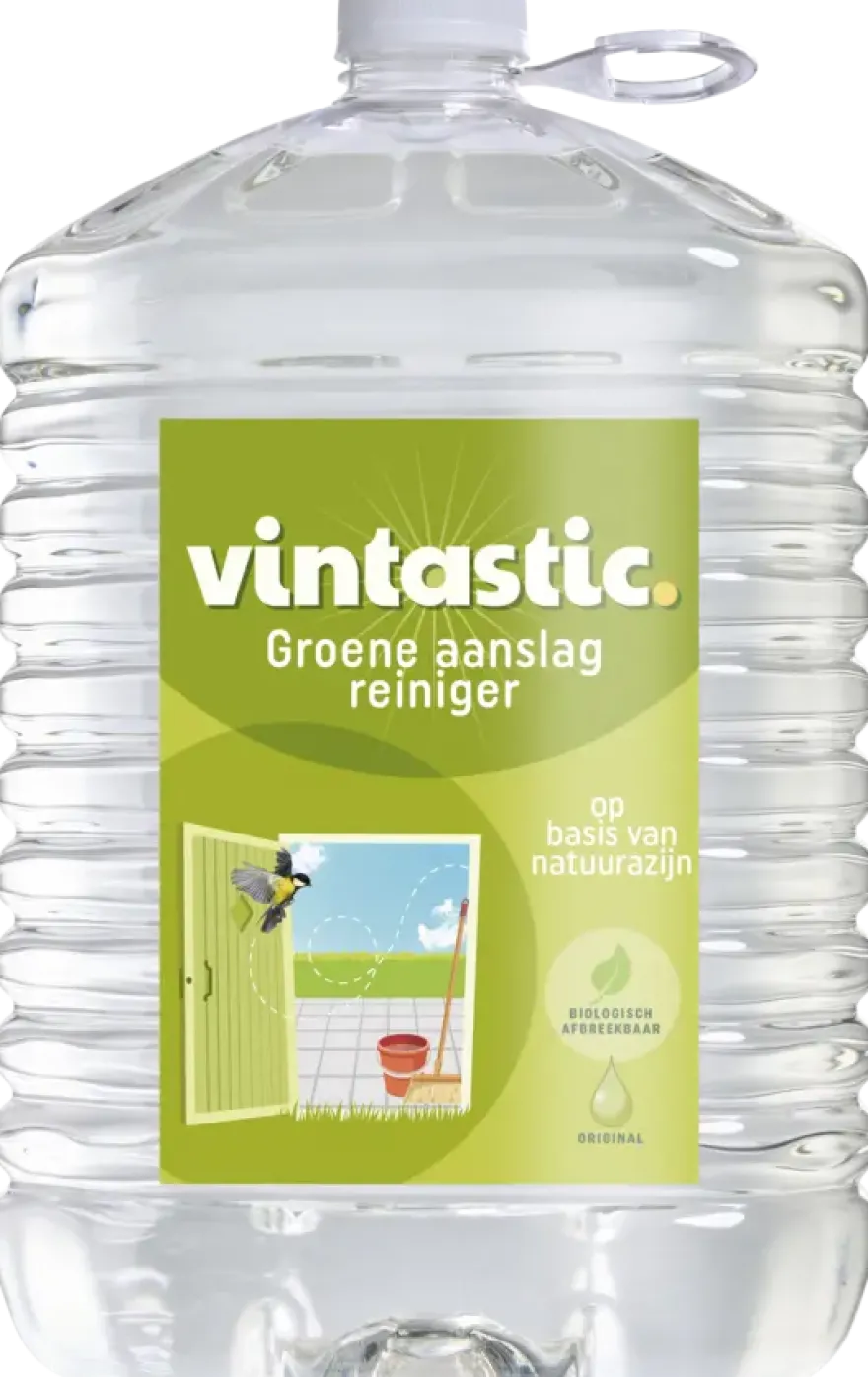 Vintastic natuurlijke groene aanslag reiniger 5 L