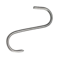 Vleeshaak verzinkt 120 mm 2stuks