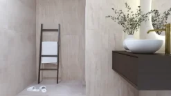 Vloertegel Calma Travertin 60 cm x 120 cm keramiek beige 1,44 m²