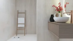 Vloertegel Calma Travertin 60 cm x 120 cm keramiek beige 1,44 m²