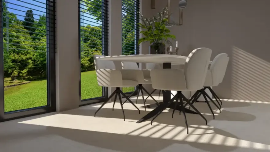 Vloertegel Tundra betonlook 60 cm x 60 cm keramiek beige 1,44 m²