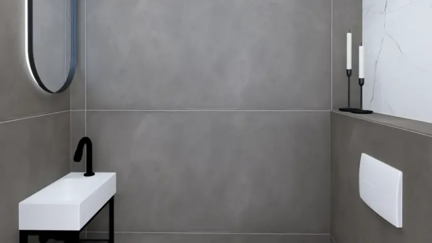 Vloertegel Tundra taupe 60 x 120 cm keramiek 1,43 m²