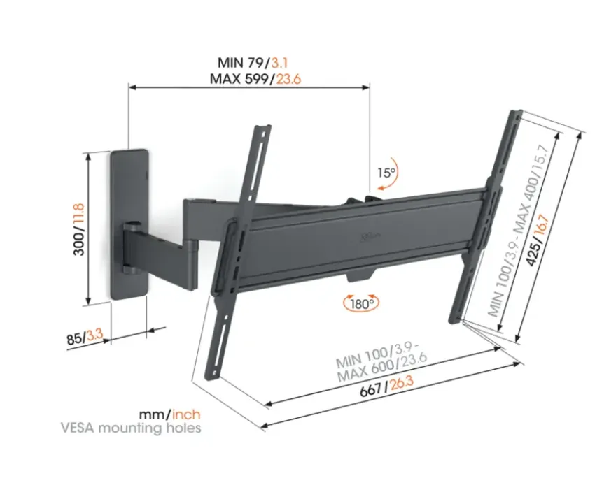 Vogel's TV-steun Full motion+ L - 40 t/m 77 inch