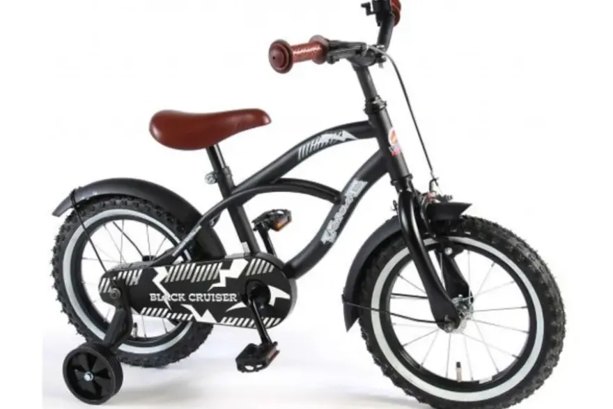 Volare Black Cruiser 14 Inch kinderfiets