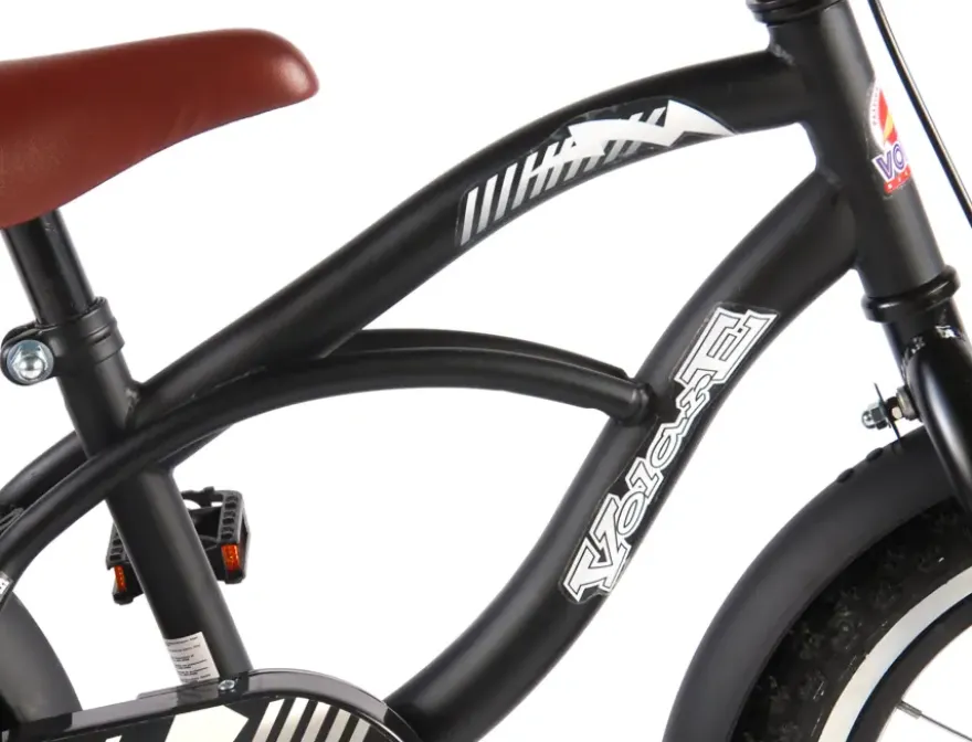 Volare Black Cruiser 14 Inch kinderfiets