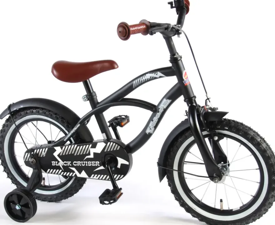 Volare Black Cruiser 14 Inch kinderfiets