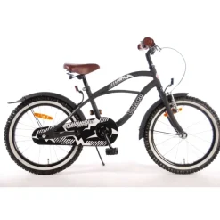 Volare Black Cruiser kinderfiets zwart 18 inch