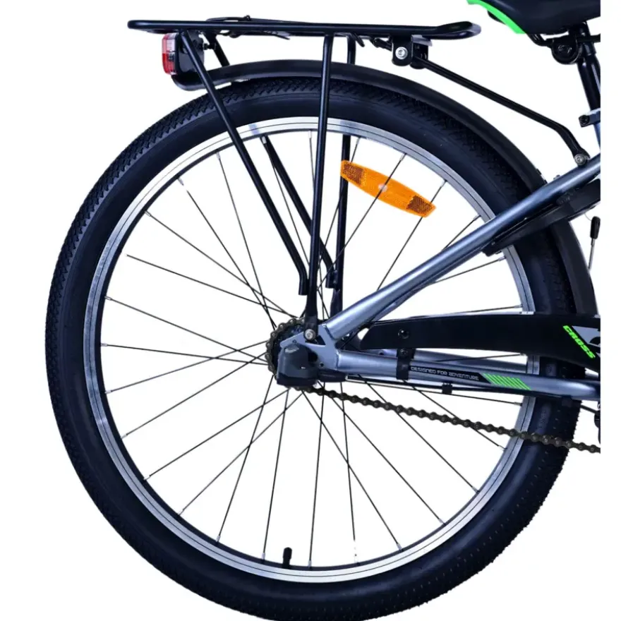 Volare Cross kinderfiets donker grijs 24 inch