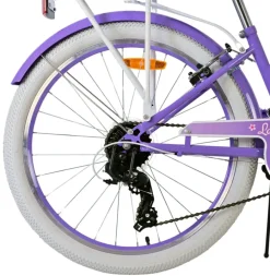 Volare Lovely kinderfiets paars wit 24 inch