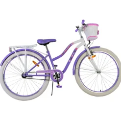 Volare Lovely kinderfiets paars wit 26 inch