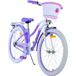 Volare Lovely kinderfiets wit paars 24 inch