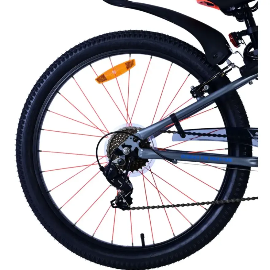 Volare Rocky kinderfiets blauw 24 inch