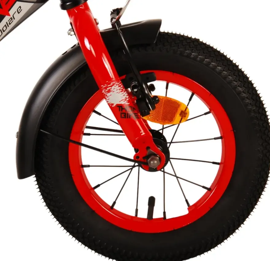 Volare Thombike kinderfiets zwart 12 inch