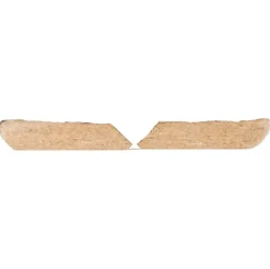 Vouwhoek MDF wit folie 21x21 mm lengte 260 cm