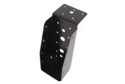 Waelbers balkdrager met lange lip 71 x 171 mm zwart