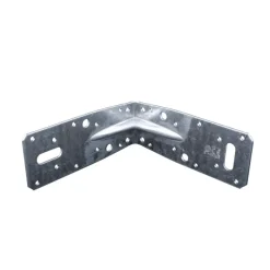 Waelbers hoekanker met ril 150 x 150 x 60 mm verzinkt