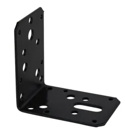 Waelbers hoekanker zonder ril 70 x 70 x 55 mm zwart