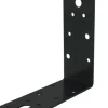 Waelbers hoekanker zonder ril 150 x 150 mm zwart