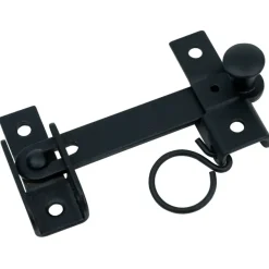 Waelbers luikoverslag 130x60 mm zwart