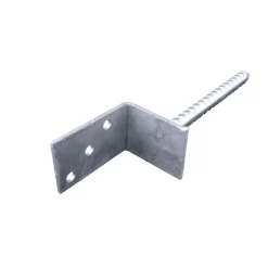 Waelbers paalhouder L-model 71x100 mm verzinkt